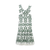 Ruffle Printed Dress