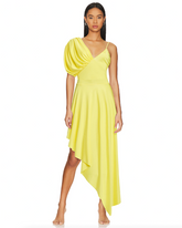 Asymmetrical Sling Solid Color One Piece Swimsuit and Skirt