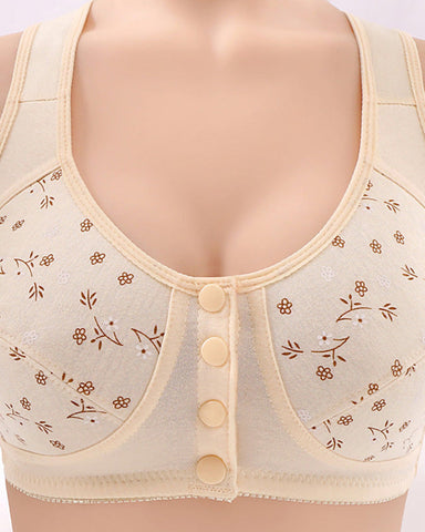Wireless Front Closure Lace Bras, Light Support, Size Up