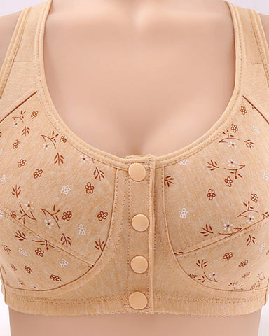 Wireless Front Closure Lace Bras, Light Support, Size Up