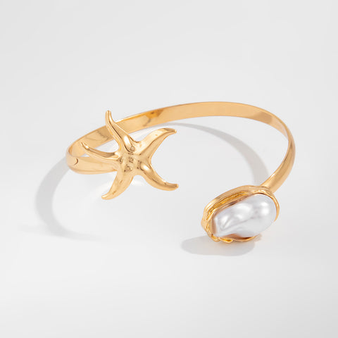 Beach Starfish Open Adjustable Armband Bracelet
