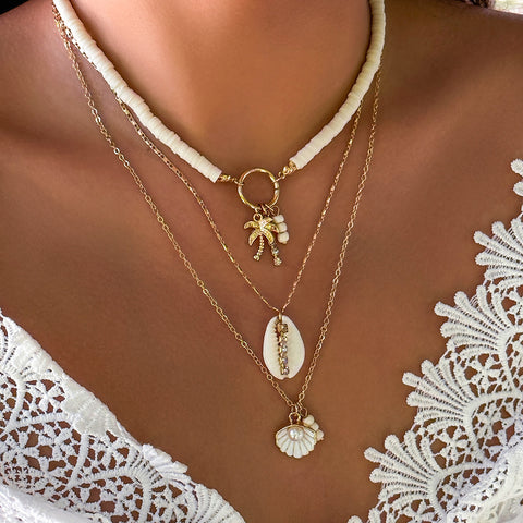 Multi-layered Shell Necklace