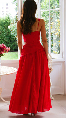 V Neck Cutouti Dress