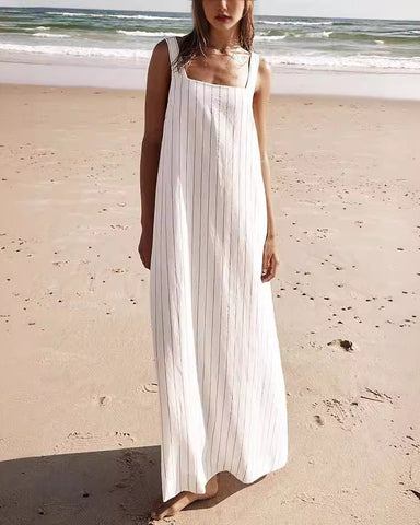 Striped Print Dress