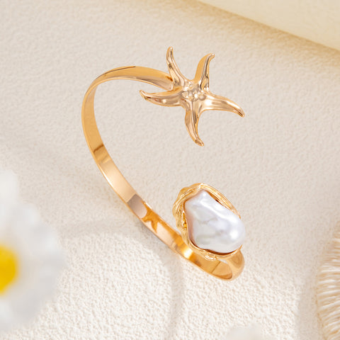 Beach Starfish Open Adjustable Armband Bracelet