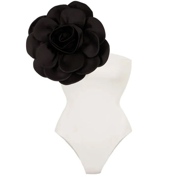 3D Flower One Piece Swimsuit and Skirt/Pants