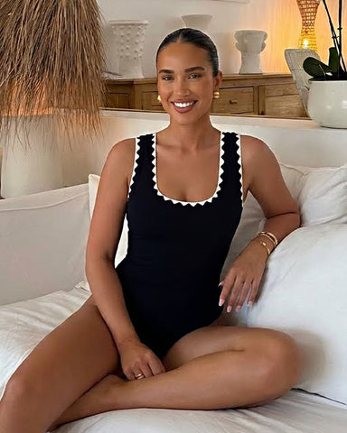 Color Block Lace Swimsuit Set(s)	