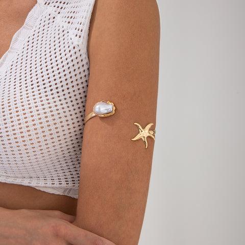 Beach Starfish Open Adjustable Armband Bracelet