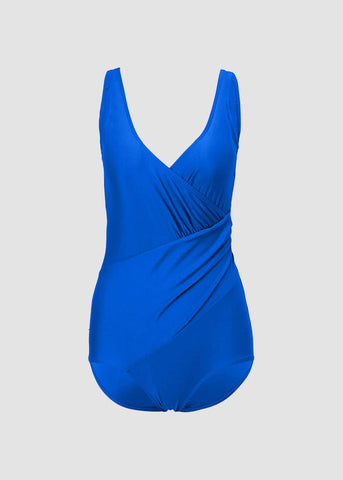 Deep-V Neck One Piece Tummy Control Swimsuit
