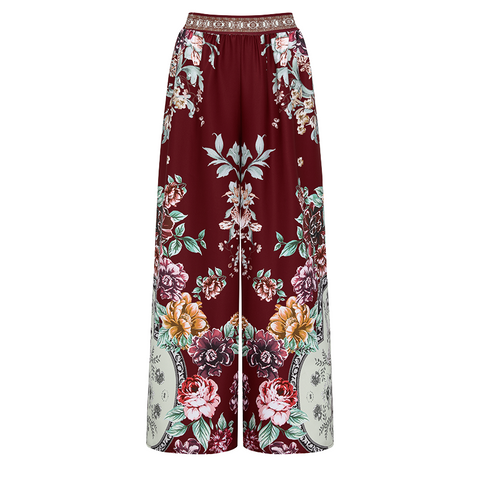 Neckband Peony Print Swimsuit Set(s)	