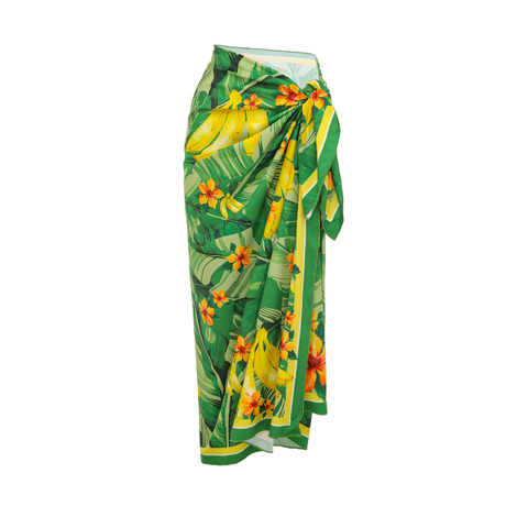 3D leaf-patterned Print Swimsuit Set(s)