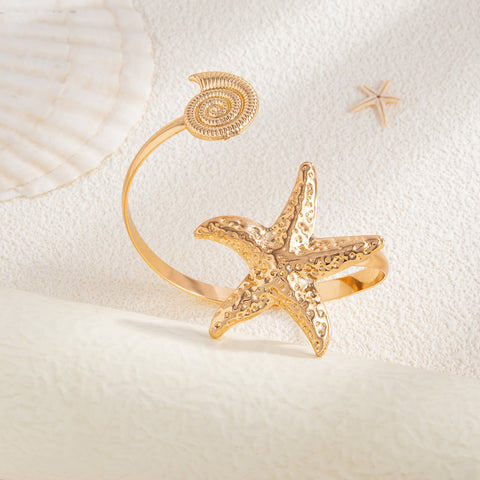 Beach Starfish Open Adjustable Armband Bracelet
