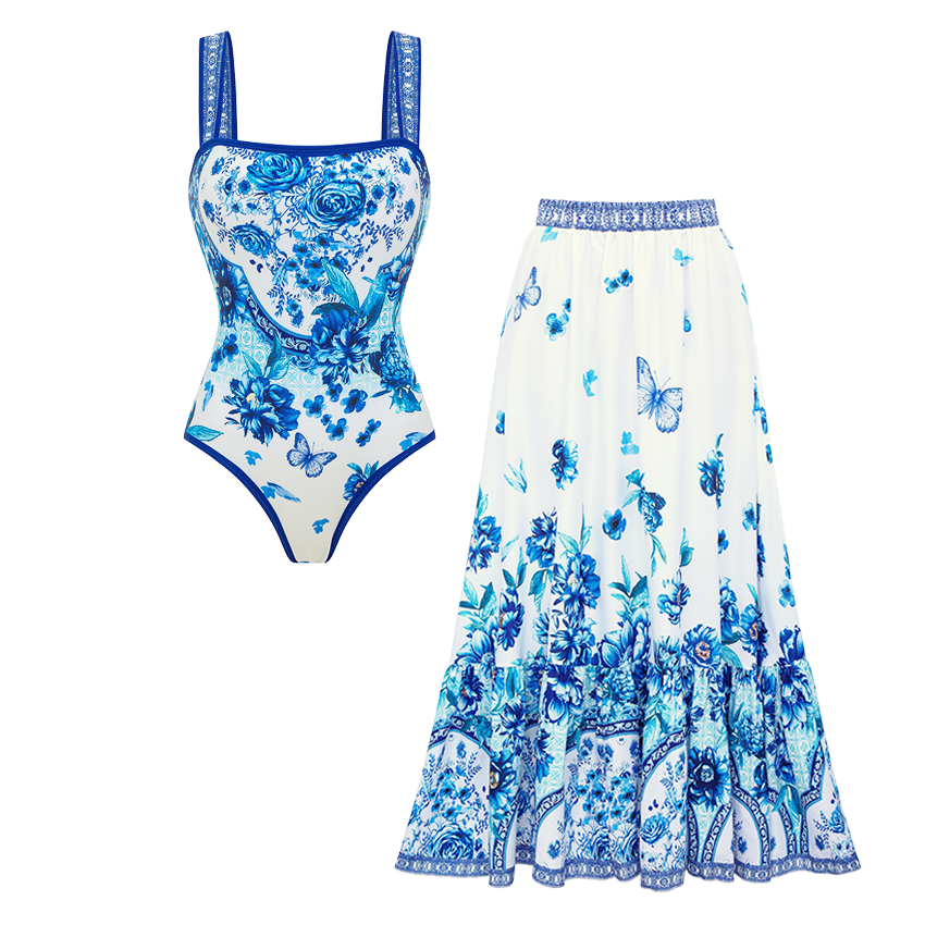 Floral Print Swimsuit Set(s)	