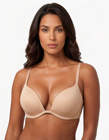 Deep V Push-Up T-Shirt Bra – Breathable Everyday Essential