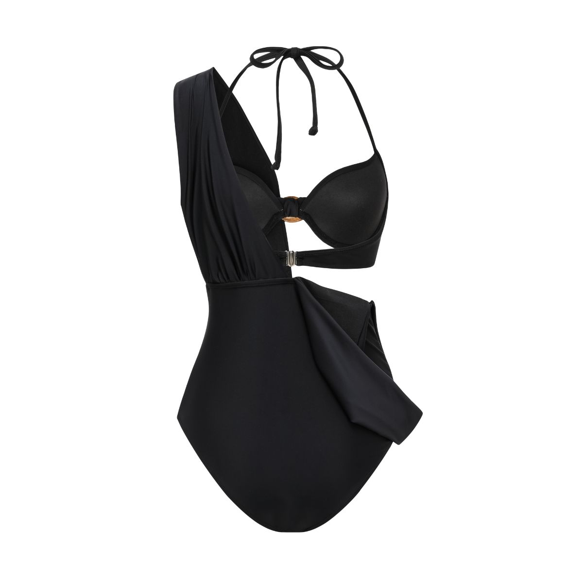 Top & Plunging Ruched Swim Set	