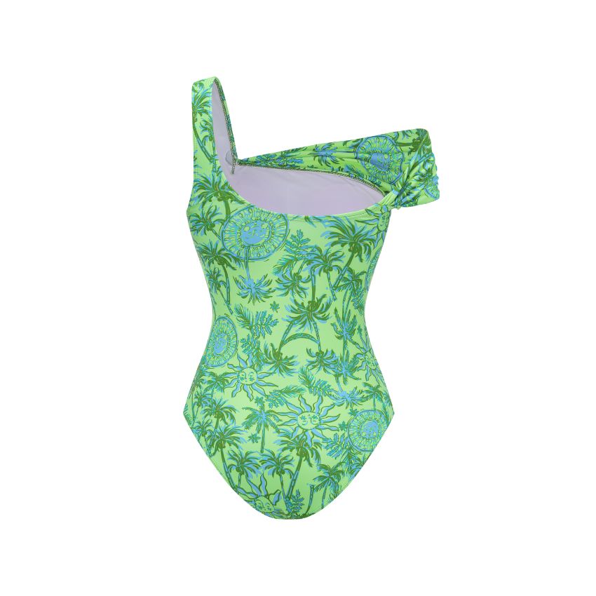 Off Shoulder Printed Swimsuit Set(s)	