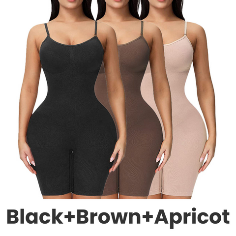 Vibecurve® Seamless Bodysuits Tummy Control Body Shaper (2 pack)	