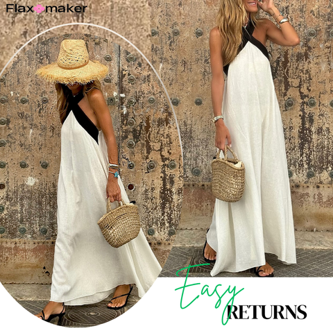 Halter Backless Dress