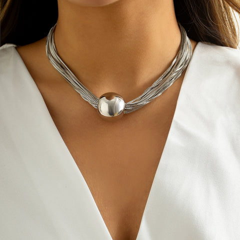 Round Necklace and Bracelet