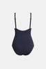 Navy Tummy Control Micro Cutout One-Piece
