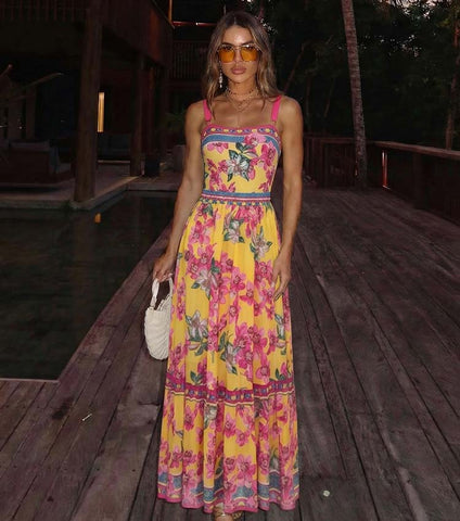 Orchid Print One Piece purple	