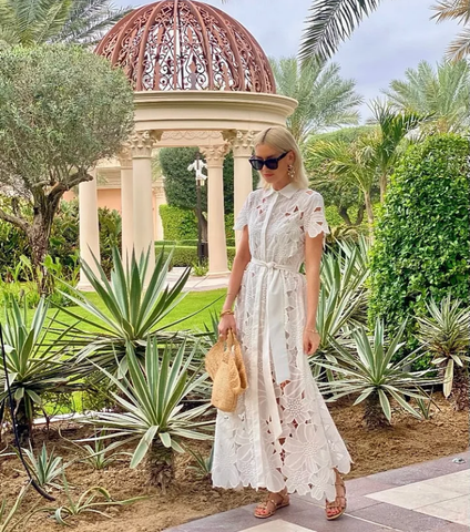 Lace Cutout Dress