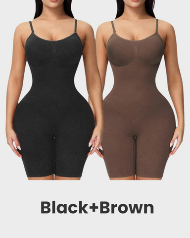 Vibecurve® Seamless Bodysuits Tummy Control Body Shaper (2 pack)	