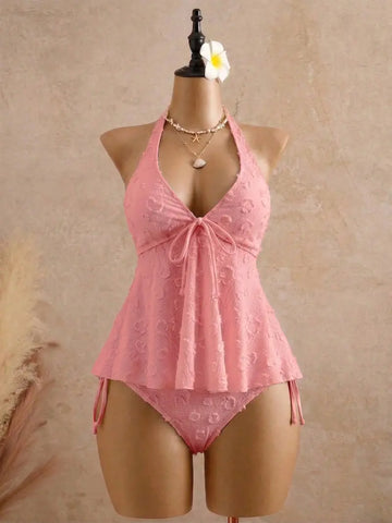 Flattering Tankini Set for Women – Comfortable & Stylish Two-Piece Swimwear
