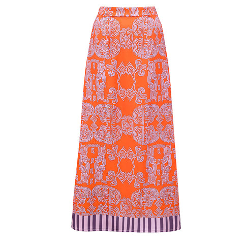 V Neck Long Sleeves Tribal Print Swimsuit Set(s)