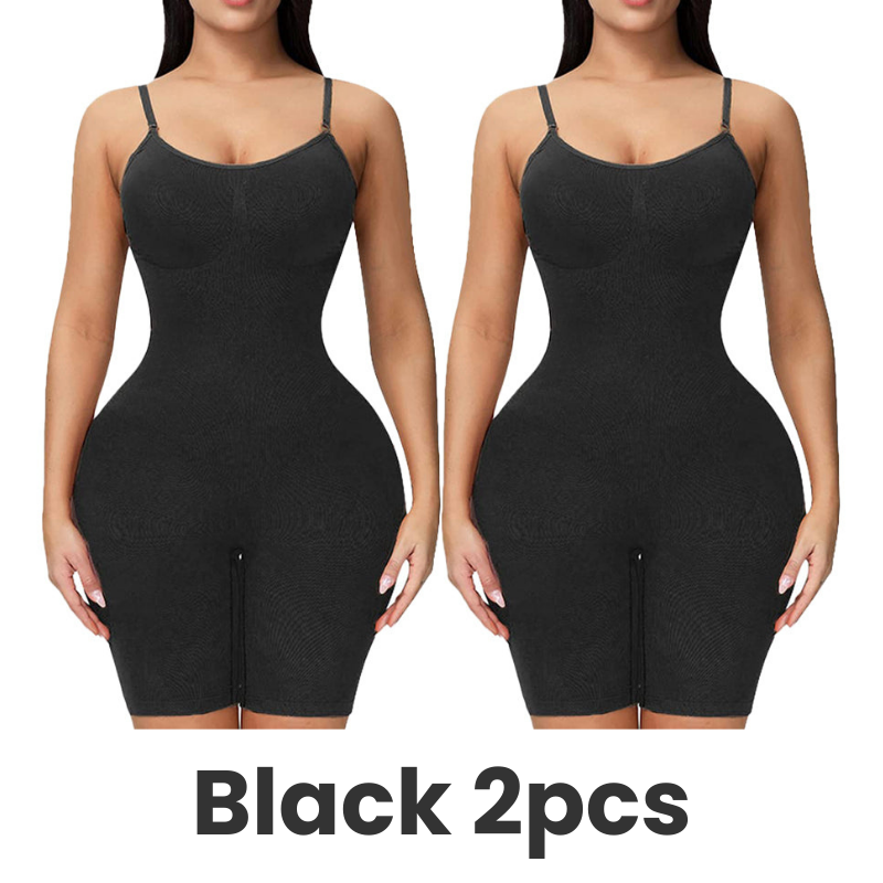 Vibecurve® Seamless Bodysuits Tummy Control Body Shaper (2 pack)	