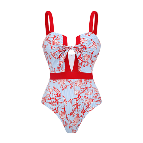 Underwire Bow-detailed Swimsuit Set(s)
