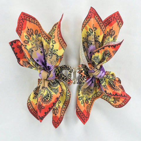 Retro Classic Flower Bow Hairpin Hrabber