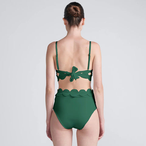Laser Cutting Circularity Bikini Swimsuit and Split Skirt