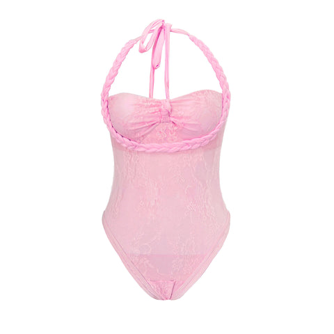 Lace Sexy Bandeau Swimsuit Set(s)
