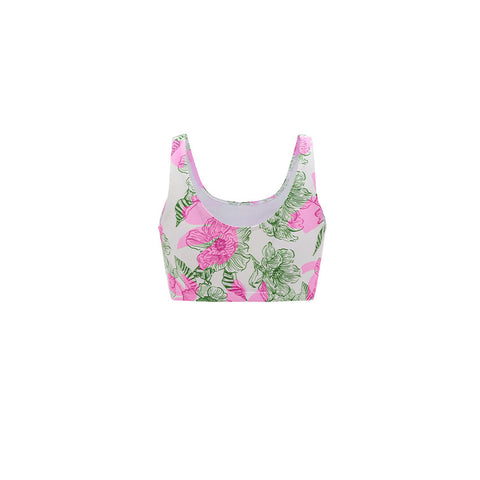 Zipper Printed Long Sleeve Rashguard Swimsuit Set(s)