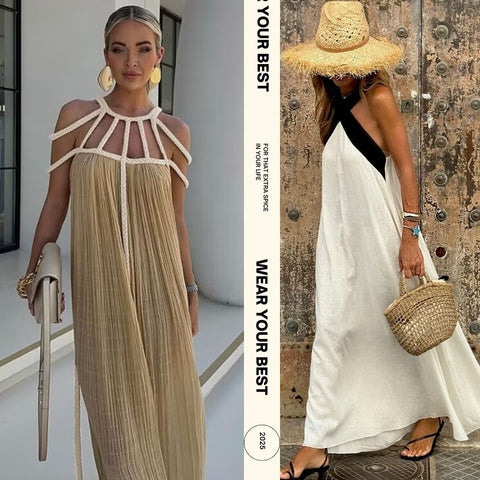 Halter Backless Dress