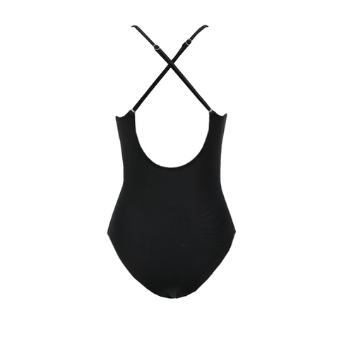 Plunge Black Laser Cut Swimsuit Set(s)	