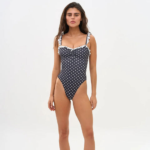 Ruffle Bandeau Swimsuit