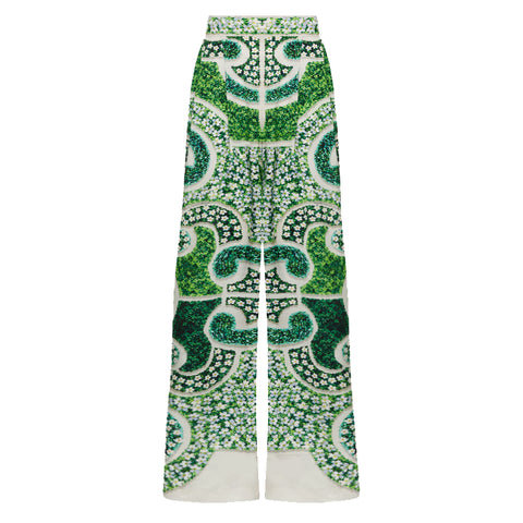 Garden Printed One Piece Swimsuit and sarong