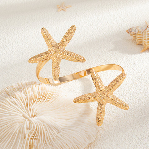 Beach Starfish Open Adjustable Armband Bracelet