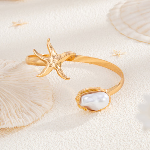 Beach Starfish Open Adjustable Armband Bracelet