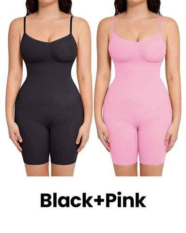 Vibecurve® Seamless Bodysuits Tummy Control Body Shaper (2 pack)	