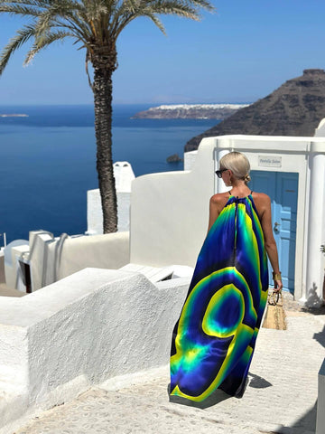 Halter Printed Dress