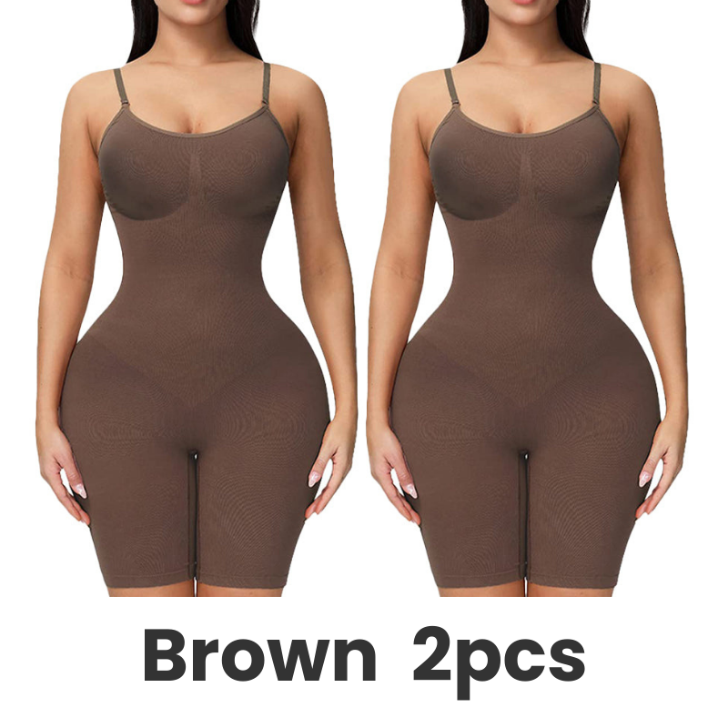 Vibecurve® Seamless Bodysuits Tummy Control Body Shaper (2 pack)	