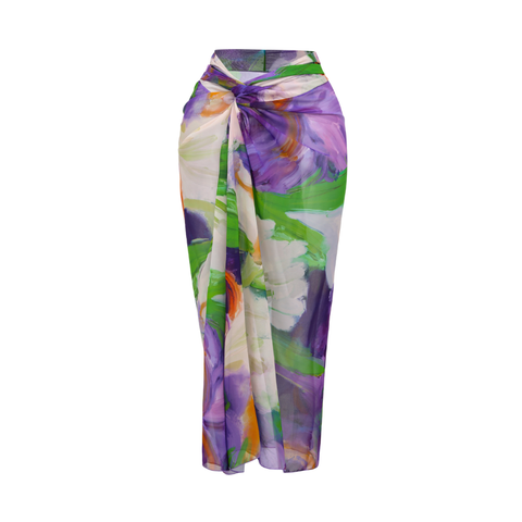Oil Painting Of Calla Lilies Print Swimsuit Set(s)