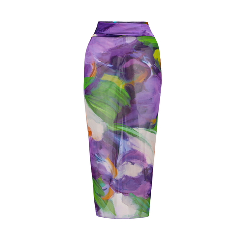 Oil Painting Of Calla Lilies Print Swimsuit Set(s)