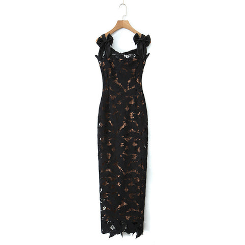 Sexy Cutout Bowknot Dress