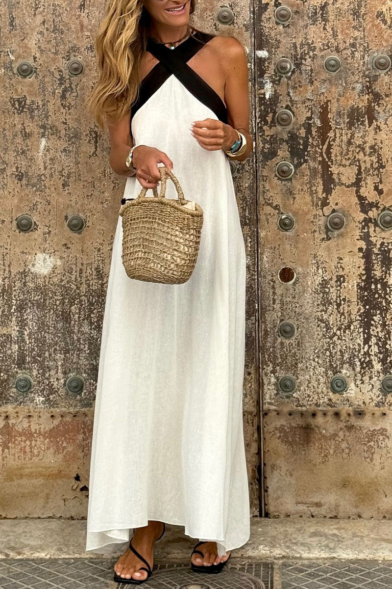 Halter Backless Dress