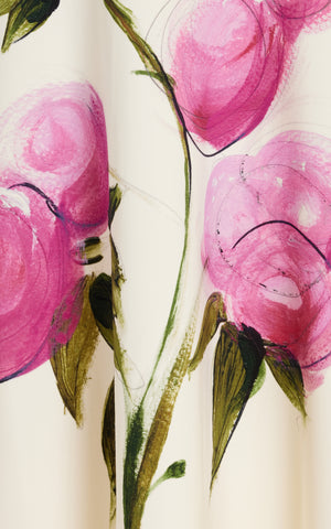 Bandeau Blossom Print Dress	