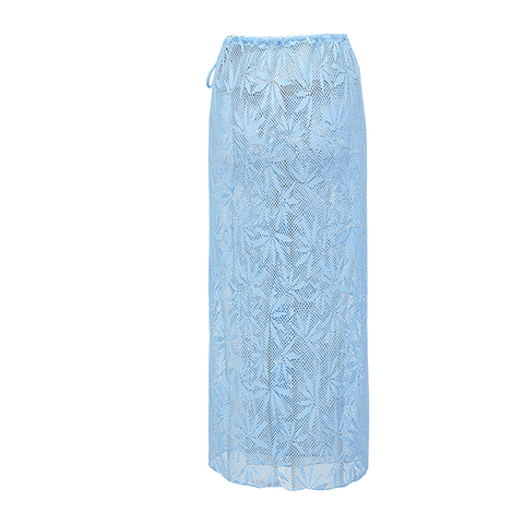 Blue Lace Hollow Out Swimsuit Set(s)